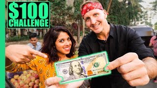 INDIAN Street Food 100 CHALLENGE in MUMBAI Best Street Food in Mumbai [upl. by Elga]