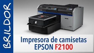 EPSON SureColor F2100 Mejor Impresora de Camisetas DTG [upl. by Sanson]