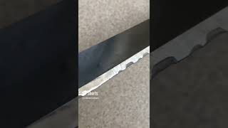 Restoring planer blade to perfect condition GRINDING HARD fypシ fyp sharpening blade howto [upl. by Aseel]