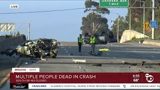 Multiple people killed in crash on SR163 in Kearny Mesa area [upl. by Culbert573]