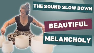 10 Minute Meditation amp Sound Bath  Beautiful Melancholy [upl. by Helsa]