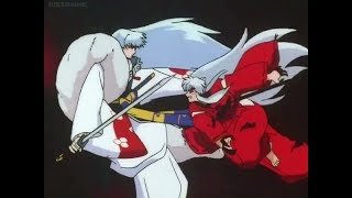 Inuyasha  Youkai Inuyasha vs Sesshomaru [upl. by Akerue638]