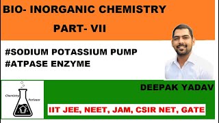 SODIUM POTASSIUM PUMP BIO INORGANIC CHEMISTRY PART VII FOR CSIR NET GATE JAMTIFR AND OTHERS [upl. by Llertnek]