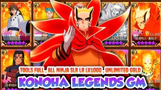 Update Konoha Legends CN Server GM  Full Gm Tools  Instant All Ninja Lv1000  Unlimited Gold [upl. by Ches218]