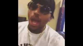 Chris Brown DISS video Shades Dej Loaf by singing Try Me while wearing a wig chrisbrown dejloaf [upl. by Teena484]