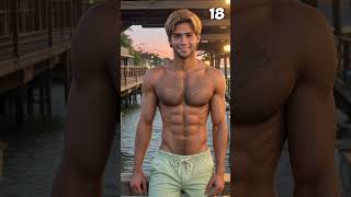 Photoshoot of Handsome Brazilian Guys at Picinguaba Fishing Village Sao Paulo  Brazilian AI Men [upl. by Azer722]