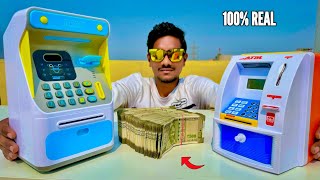 RC Realistic ATM Money Bank With Sensor Lock Unboxing amp Testing Chatpat toy TV [upl. by Ashford]