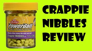 Berkeley Crappie Nibbles Review The Ultimate Fishing Bait  Honest Evaluationquot [upl. by Dnalkrik]