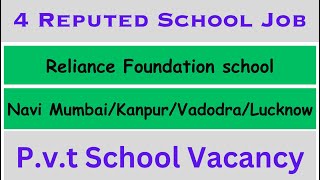 ✔✔Teaching job in Kanpur  Teaching job in Navi Mumbai  Teaching job in Vadodara amp Lucknow [upl. by Bucella776]