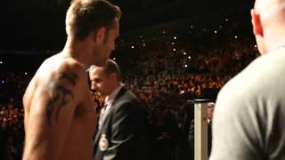 UFC 129 StPierre vs Shields WeighIn Highlight [upl. by Anelas]