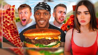 Rose Reacts to SIDEMEN WORLDS HARDEST FOOD CHALLENGE [upl. by Lyreb]