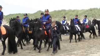 Mega strandrit Friese paarden 2013 [upl. by Cobbie]