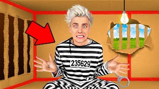 BOX FORT PRISON ESCAPE Challenge [upl. by Bilat220]