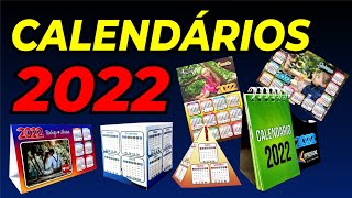 MODELOS CALENDÁRIOS 2022 PARTE 2 [upl. by Aihsilef345]