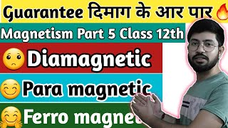 Magnetism04 Diamagnetism Paramagnetism amp Ferromagnetism material What is diamagnetic Paramagnetic [upl. by Bradley]