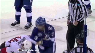 Colin Greening vs Keith Aulie Mar 6 2012 [upl. by Noyar]