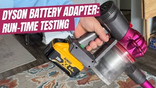 Revive Your Dyson V7 Battery Adapter Runtime testing Part 2 [upl. by Areis]