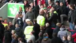 PSV vs Feyenoord 32 Hooligans Fight 2012 [upl. by Ocramed]