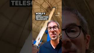 Largest refracting telescope in the world at Yerkes Observatory astronomy space facts telescope [upl. by Suolhcin]