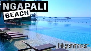 NGAPALI BEACH HILTON RESORT amp SPA  MYANMAR TRAVEL HIGHLIGHTS [upl. by Theodor]