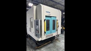 Brother TC32B Rapid speed tool change quick table VMC CNC [upl. by Sang]