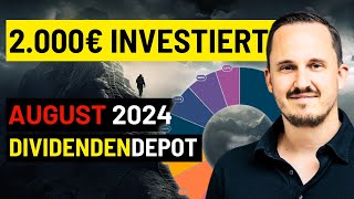 2000€ investiert Diese DIVIDENDEN AKTIE im August gekauft [upl. by Balliol]