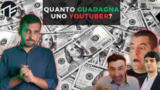 Quanto guadagna uno YOUTUBER 💰 [upl. by Aciram]