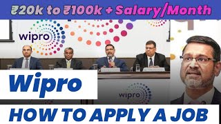 Wipro  Wipro Job Apply Website 2024  Wipro jobs for freshers 2024  Wipro 2024 hiring process [upl. by Vento]