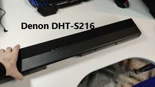 Обзор саундбара Denon DHTS216 [upl. by Aronek249]