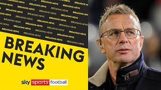 Ralf Rangnick appointed Man Utd interim manager [upl. by Logan215]