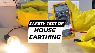 How to Check Earthing at Home Test With Multimeter amp Bulb [upl. by Nahshunn]