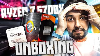 UNBOXING  AMD Ryzen 7 5700X  Delícia de Processador [upl. by Leina]