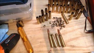 Turn 30 06 brass into 8mm 8x57 [upl. by Xylon]