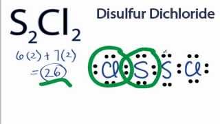 S2Cl2 Lewis Structure How to Draw the Lewis Structure for S2Cl2 [upl. by Jackson]