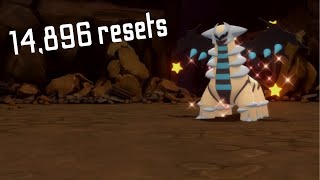 14986 Resets Shiny Giratina Reaction [upl. by Odlanyer]