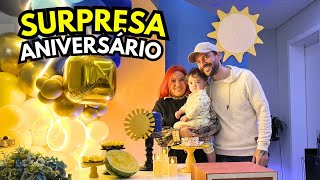 ACORDAMOS O BÊE COM UMA SURPRESA DE ANIVERSÁRIO  Antes da Festa [upl. by Harcourt]