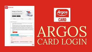 argoscouk Login Argos Card Login Sign In 2021 Step by Step Guide [upl. by Abdu]