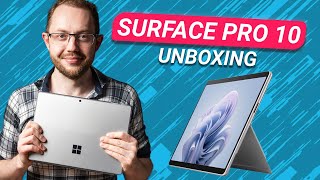 Microsoft Surface Pro 10 Business Unboxing amp Hands On [upl. by Nutter968]