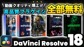 【完全無料】MotionVFXのお勧め無料プラグイン5選  DaVinci Resolve動画編集 [upl. by Eahcim675]