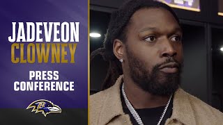 Jadeveon Clowney Praises Ravens Fans  Baltimore Ravens [upl. by Kursh179]