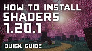 How to Install Optifine amp Shaders in Minecraft 1201  Quick Guide [upl. by Edie]