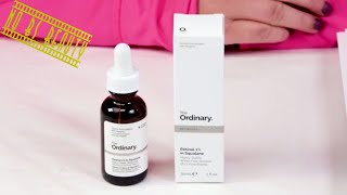 The Ordinary  Retinol 1 in Squalane Review amp Ingredients [upl. by Renzo]