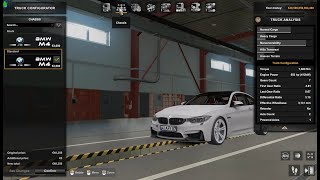 BMW M4 Euro truck simulator 2 Mod Download ETS2MODS [upl. by Khanna]