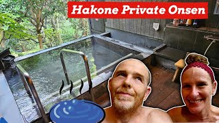 Ultimate Relaxation Private Onsen Experience in Hakone Japan [upl. by Oinesra]