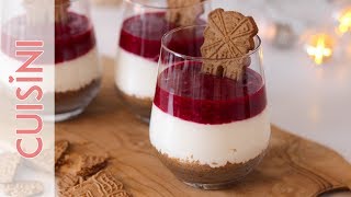 Spekulatius Dessert Creme Rezept  Nachtisch zu Weihnachten selber machen  einfach amp mit Himbeeren [upl. by Attenaj]