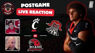 Cincinnati Bearcats Defeat Miami Redhawks 2716  Cincinnati Bearcats Football Podcast [upl. by Adnolohs]