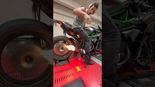 Tuning a 270whp Kawasaki H2R [upl. by Sirotek]