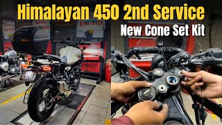 Himalayan 450 2ND Service  New Cone Set Assembly  Cost amp Detail [upl. by Nerol305]