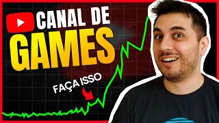 💎 5 DICAS VALIOSAS para CRESCER CANAL de GAMES no Youtube [upl. by Nera747]