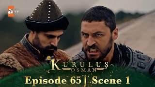 Kurulus Osman Urdu  Season 5 Episode 65 Scene 1 I Woh aadmi yahan se firar ho gaya [upl. by Gavriella686]